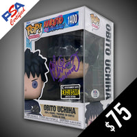 Funko Pop! Naruto: EE Obito #1400- SIGNED by Michael Yurchak (PSA Certified)