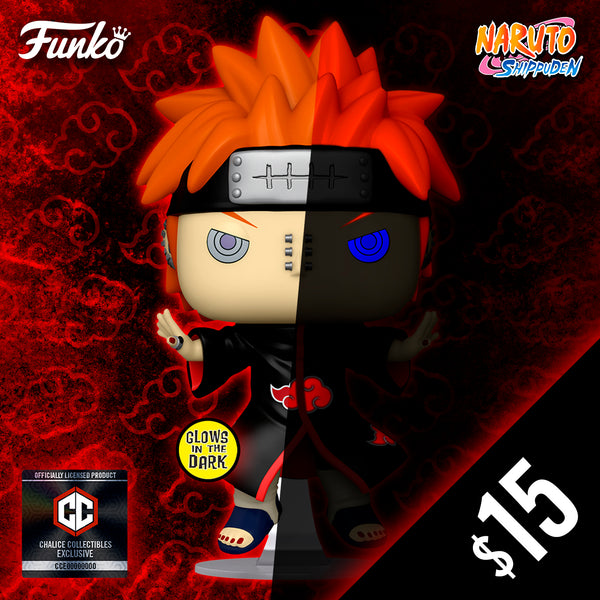 Funko Pop! Chalice Collectibles Exclusive: Naruto - Pain (Almighty Push) (GITD) #944