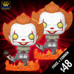 Funko Pop! Movies: It - Pennywise (CHASE + Common) (Funko Specialty Series)