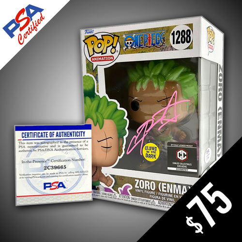 Funko Pop! Chalice Collectibles Exclusive: One Piece - ZORO (ENMA) (GITD)  #1288