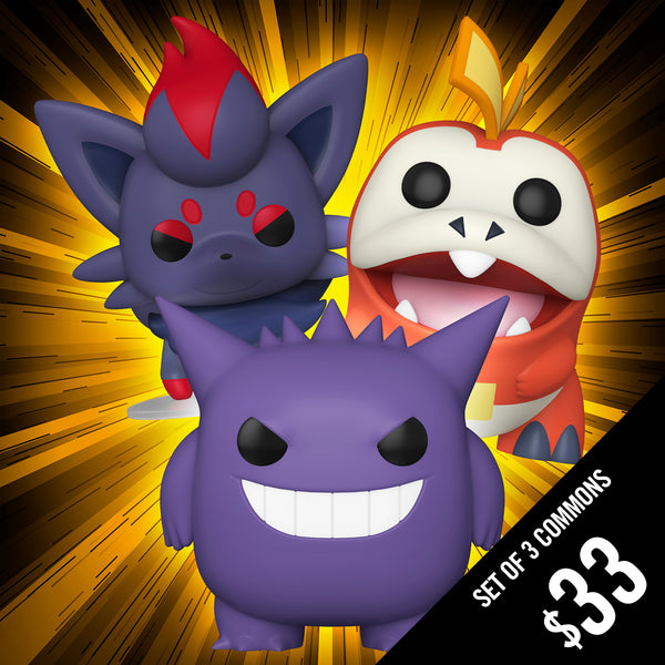 Pre-Order: Funko Pop! Games: Pokemon S18 (Set of 3 Commons)