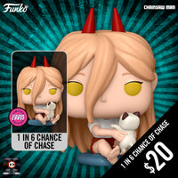 Funko Pop! Chalice Exclusive: Chainsaw Man: Power with Meowy #1766 (1 in 6 chance of Chase)