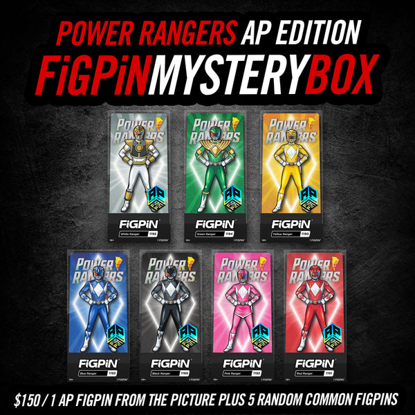 FiGPiN - POWER RANGERS -  AP FiGPiN Guaranteed Mystery Box