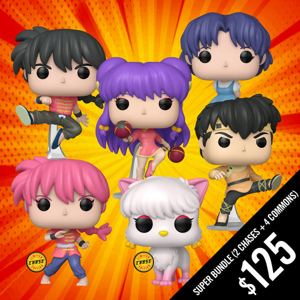 Pre-Order: Funko Pop! Ranma 1/2 S1: Super Bundle (6 Pops)