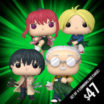 Pre-Order: Funko Pop! Sakamoto Days S1: Bundle of 4 Commons (no Chase)