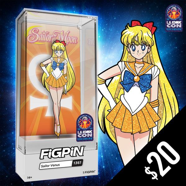 FiGPiN - Chalice Collectibles Exclusive (LACC 2023): Sailor Moon: Sailor Venus (Glitter) (LE 500)