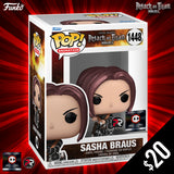 Pre-Order: Funko Pop! Chalice Exclusive: Attack on Titan: Sasha Braus #1448 (Metallic) (PR)