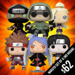 Pre-Order: Funko Pop! Naruto Shippuden S12: Set of 6 Commons (No Hidan)