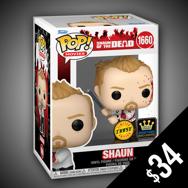 Funko Pop! Shaun of the Dead: Shaun #1660 FSS (CHASE)
