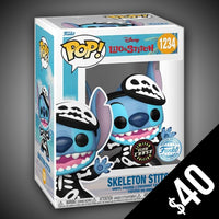 Funko Pop! Disney: Skeleton Stitch (CHASE) #1234