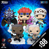 Pre-Order: Funko Pop! One Piece S10 (Smoker Chase Set + 3 Commons)