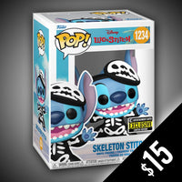 Funko Pop! Disney: Skeleton Stitch (non-chase) #1234 – Chalice Collectibles