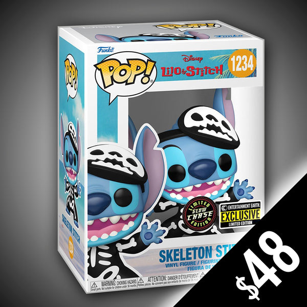 Funko Pop! Disney: Skeleton Stitch (CHASE) #1234