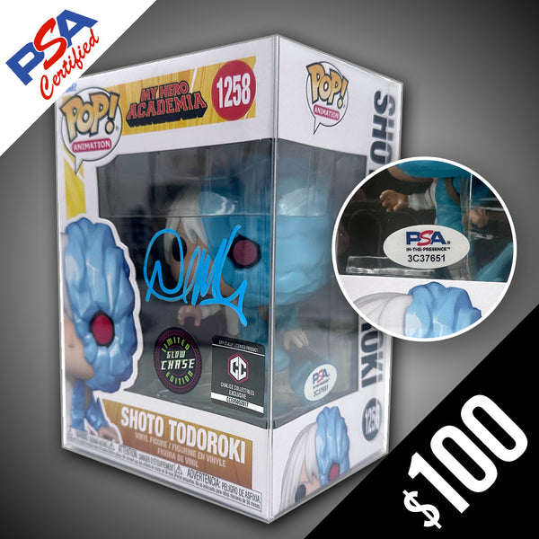 Funko Pop! - My Hero Academia: Todoroki #1258 (CHASE) SIGNED by David Matranga (PSA Certified)