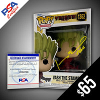 Funko Pop! Trigun: Vash #1362 (Common) - SIGNED by Johnny Yong Bosch (PSA Certified)