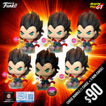 Funko Pop! Chalice Exclusive: DBGT S2: SS4 Vegeta #2078 (6-Pop Guaranteed Chase Bundle)