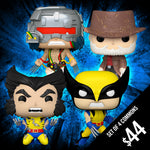 Pre-Order: Funko Pop! Marvel: Wolverine 50th  (Set of 4 Commons)