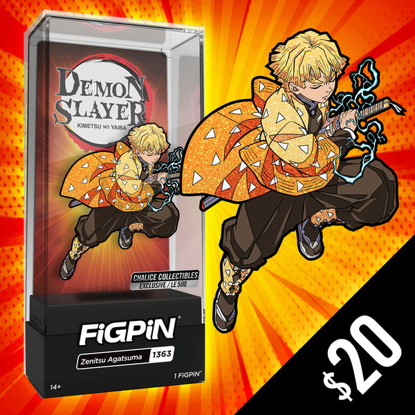 FiGPiN - Chalice Collectibles Exclusive: Demon Slayer: Zenitsu Agatsuma (LE 500) #1363