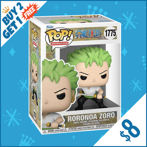 Funko Pop! One Piece: Zoro #1775 (B2G1) – Chalice Collectibles