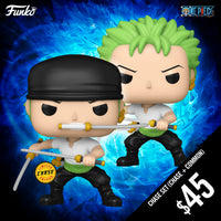 Funko Pop! One Piece S9: Zoro #1775 (Chase + Common)