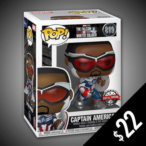 Funko Pop! The Falcon and Winter Soldier: Captain America #819