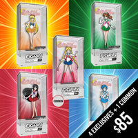 FiGPiN -Sailor Moon Bundle  (Set of 4 Chalice Exclusives LE2500 and Sailor Moon Common #865)