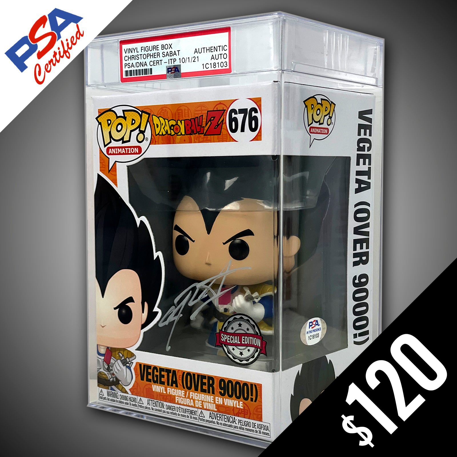 Funko POP ボ＝カターン・クライズ ケイティ・サッコフ サイン PSA Alex Vincent Signed Funko Pop #56 PSA/DNA Encapsulated Auto