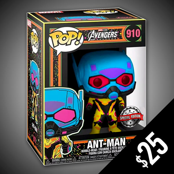 Funko Pop! Marvel - Avengers Endgame: Ant-Man (Black Light) #910