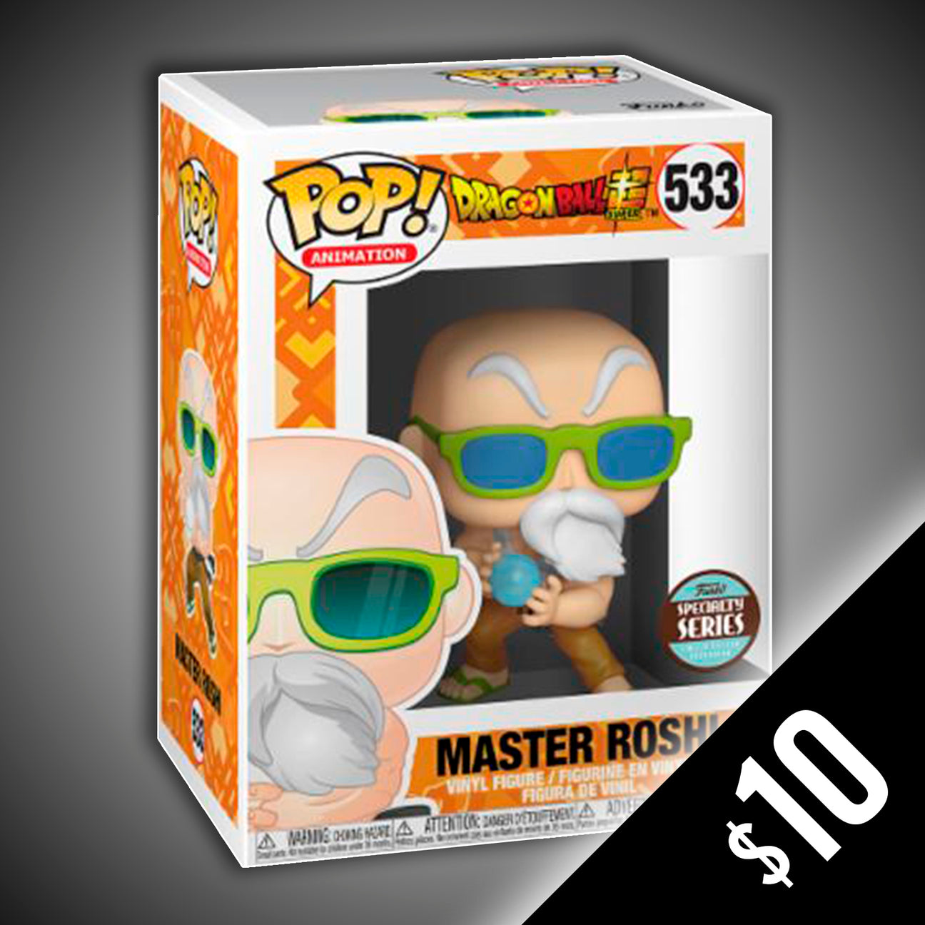 Funko Pop! Dragon Ball Super: Master Roshi (Max Power) #533 – Chalice ...