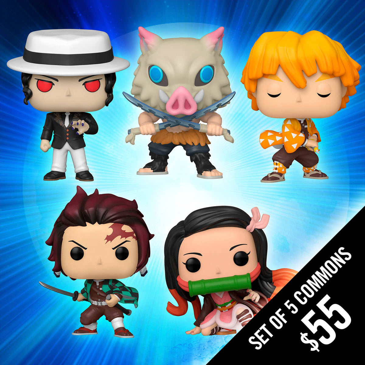 Funko Pop! Demon Slayer S1 (Set of 5 Commons) – Chalice Collectibles