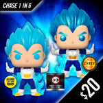 Funko Pop! Chalice Collectibles Exclusive: Dragon Ball Super - VEGETA (Powering Up) #713