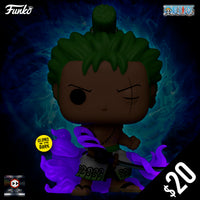 Check out the new Zoro w/ Enma Glow!!🔥#funko #funkopop #fyp #anime #o