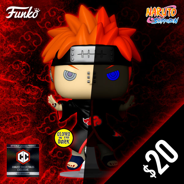 Funko Pop! Chalice Collectibles Exclusive: Naruto - Pain (Almighty Push) (GITD) #944