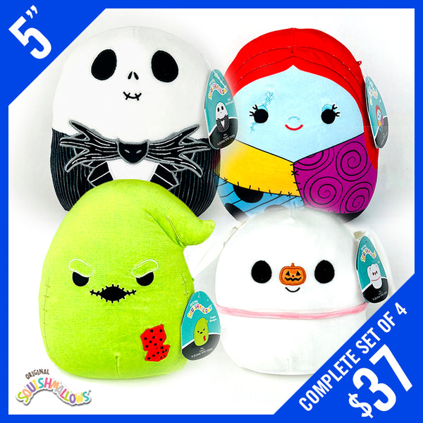 Original Squishmallows! The Nightmare Before Christmas (Set of 4) 5