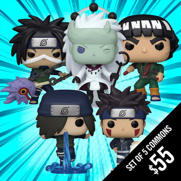 Funko Pop! Naruto Shippuden S9 (Set of 5 Commons) – Chalice Collectibles