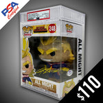 Funko Pop! MHA: All Might #248 - SIGNED by Chris Sabat (PSA Certified)