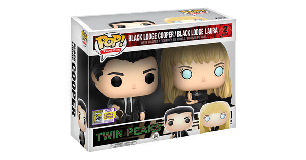Funko Pop! Television: Twin Peaks - Black Lodge Cooper/Laura (2-pack/SDCC)
