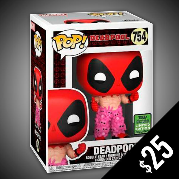 Funko POP! Deadpool - Deadpool with Teddy Bear Pants (ECCC 2021 Shared  Exclusive)
