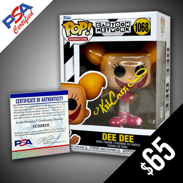 Funko Pop! Dexter's Laboratory: Dee Dee  - SIGNED by Kat Cressida (PSA Certified)