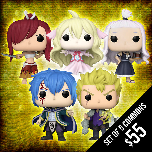 Pre-Order: Funko Pop! Fairy Tail (Set of 5 Commons)