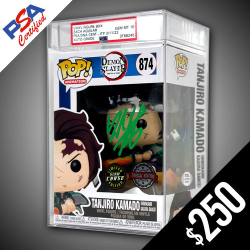 Shops Tanjiro signed funko pop