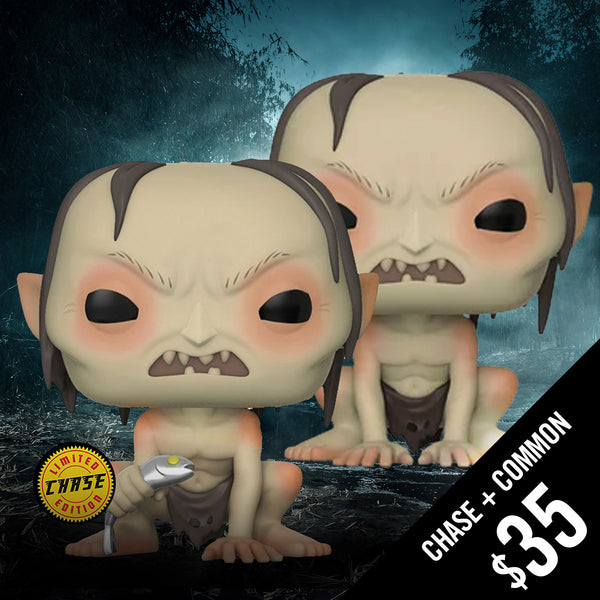 Funko Pop! Movies: Lord of the Rings: Gollum #532 (Chase + Common)