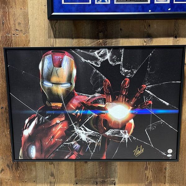 Iron Man Canvas. Signed by Stan Lee