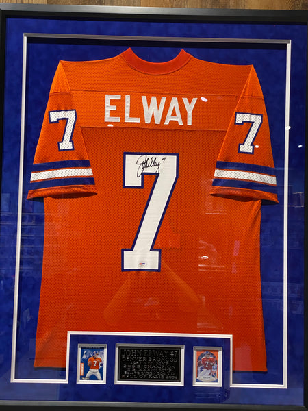 Signed John Elway Jersey