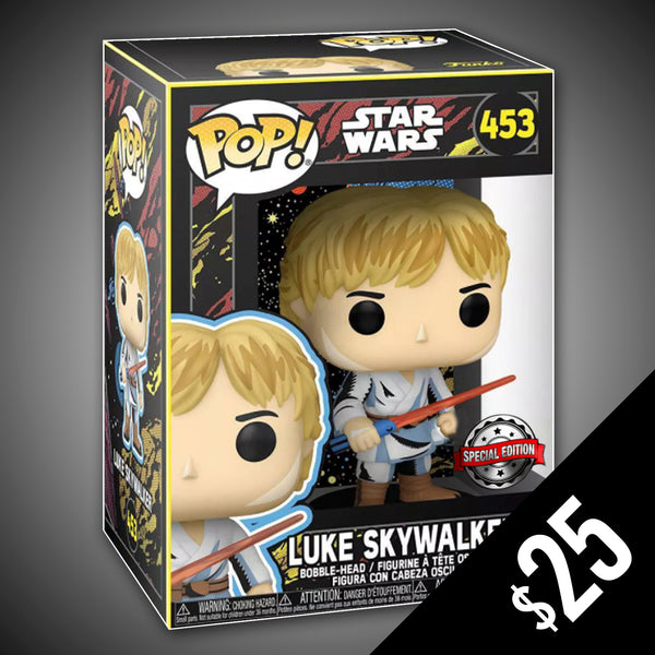 Funko Pop! Star Wars Retro Series Luke Skywalker 453 Exclusive