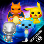 Pre-Order: Funko Pop! Pokemon S7 (Set of 4 Commons)