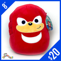 Original Squishmallows! Sonic The Hedgehog: Knuckles (8")