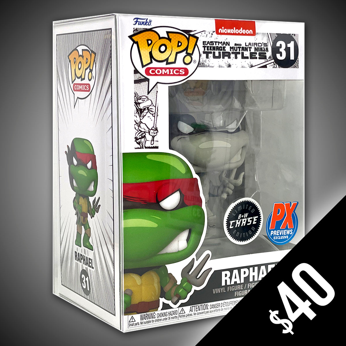 Funko Pop! Tartarugas Ninja Teenage Mutant Ninja Turtles Raphael 31 - Moça  do Pop - Funko Pop é aqui!