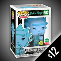 Funko Pop! Rick & Morty-Hologram Rick Clone (GITD) #667