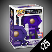 Funko Pop! Transformers: Shockwave #83 (2021 Summer Convention Shared Sticker)